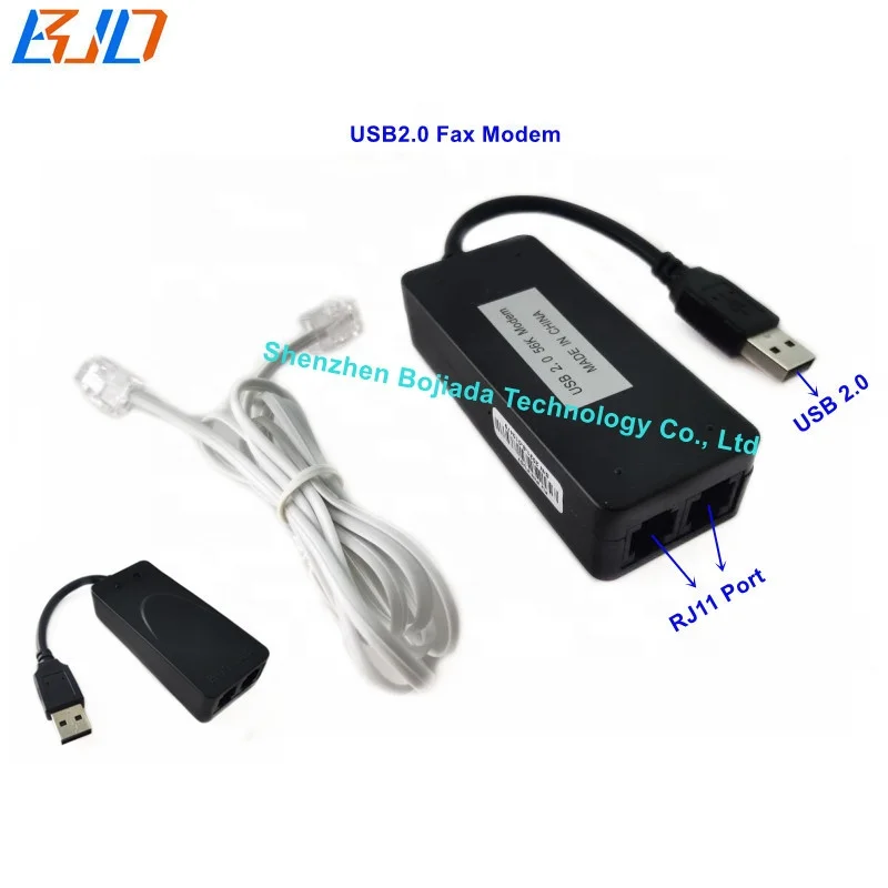 

Dual RJ11 Dial Up Port External USB 2.0 Data Fax Modem 56Kbps V.92 V.90 for Windows 7 8 10 Linux