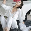 /product-detail/korean-style-womens-sleepwear-3-picecs-silk-lace-hollow-out-velour-pajama-set-60713847955.html