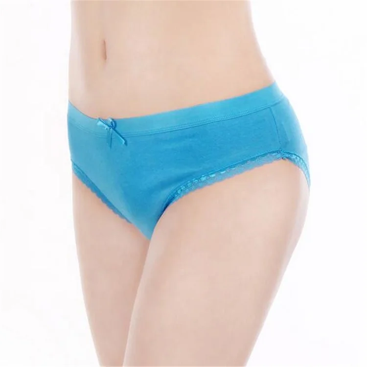 

2020 Hot New Design Comfortable Cotton Solid Color Women's Underwear Panties
