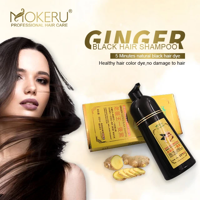 
MOKERU magic hair shampoo to make hair from white to black fast make hair black with no other side effect 