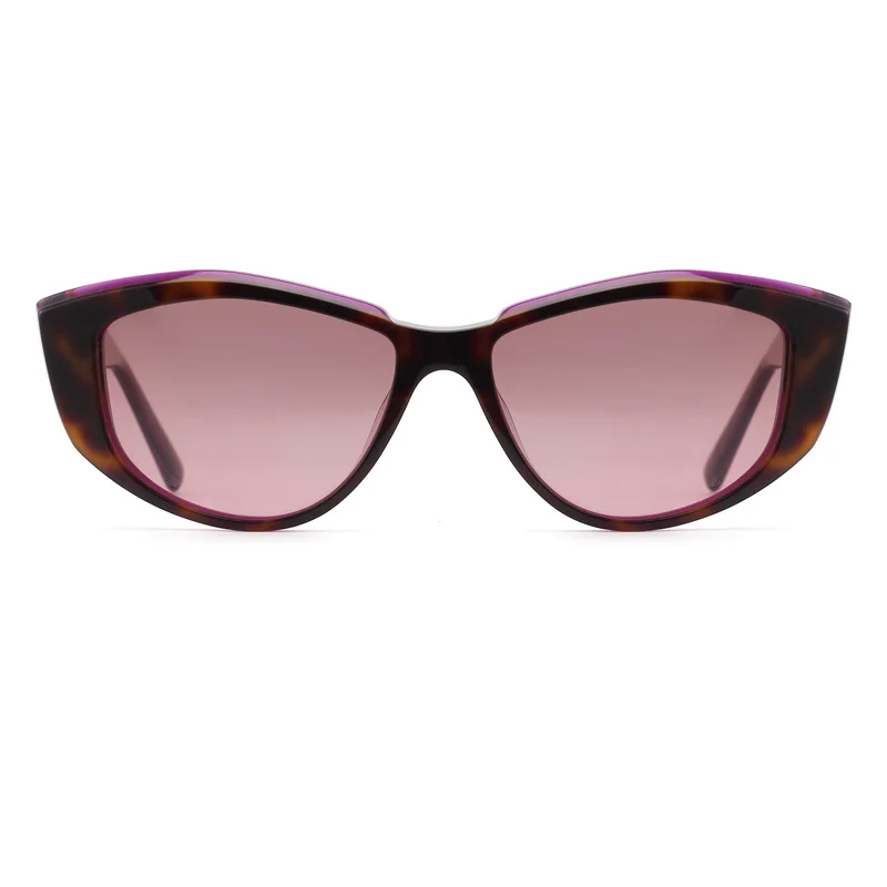 

Newest High Quality Fashion Custom Logo Women UV400 Bevel Acetate Polarized Sunglasses 2022