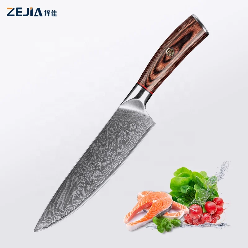 

chef knife 8 inch Knives 67 layers for vg10 damascus knife cleaver