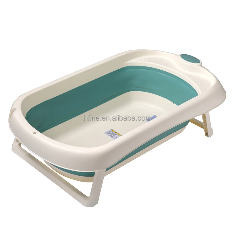 

Low price thermometer baby bathtub foldable bath tub with temperature display for newborn, Green, pink