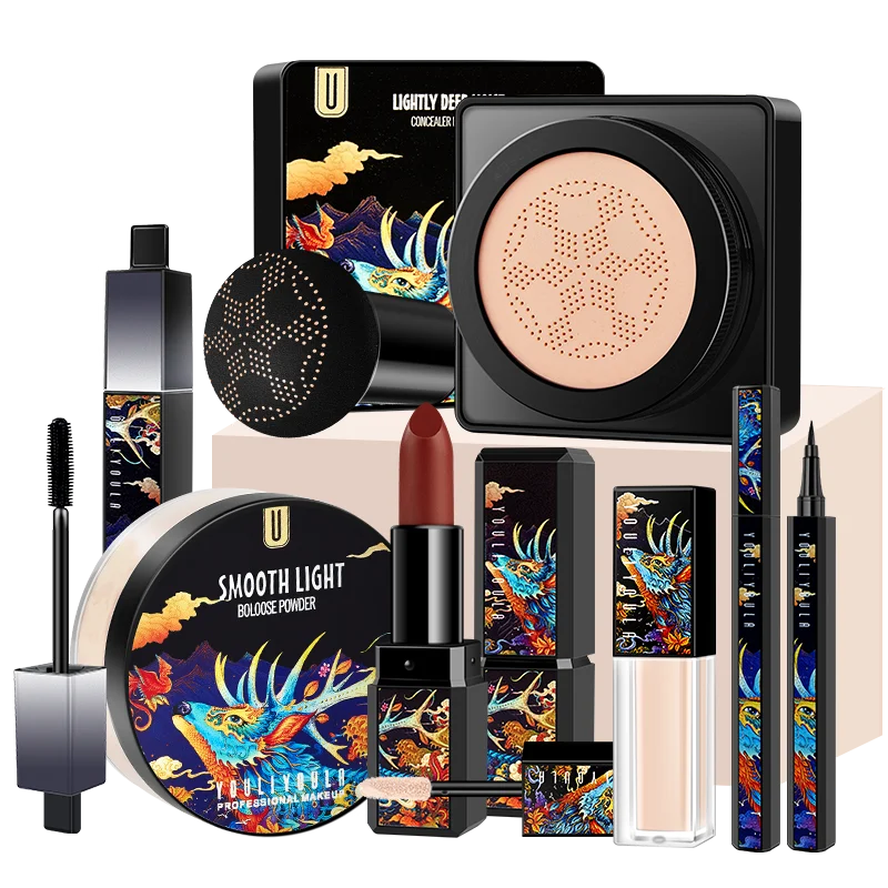 

Wholesale elk style Make up Kits Gift Box eye shadow lipstick ladies makeup sets