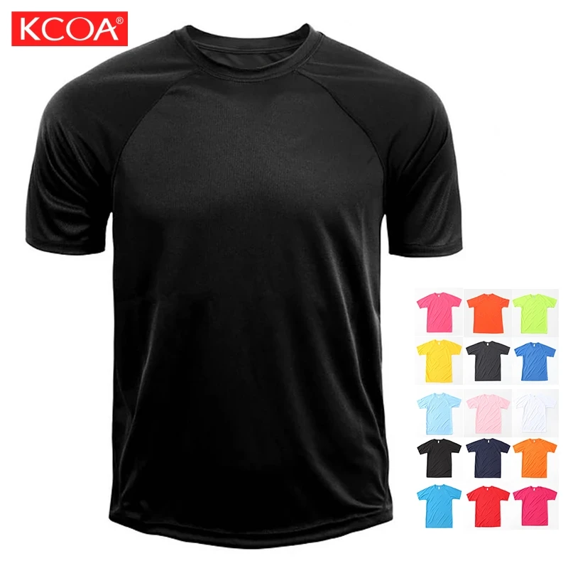 

2020 Cheap quick dry 100% polyester plain running men t shirt