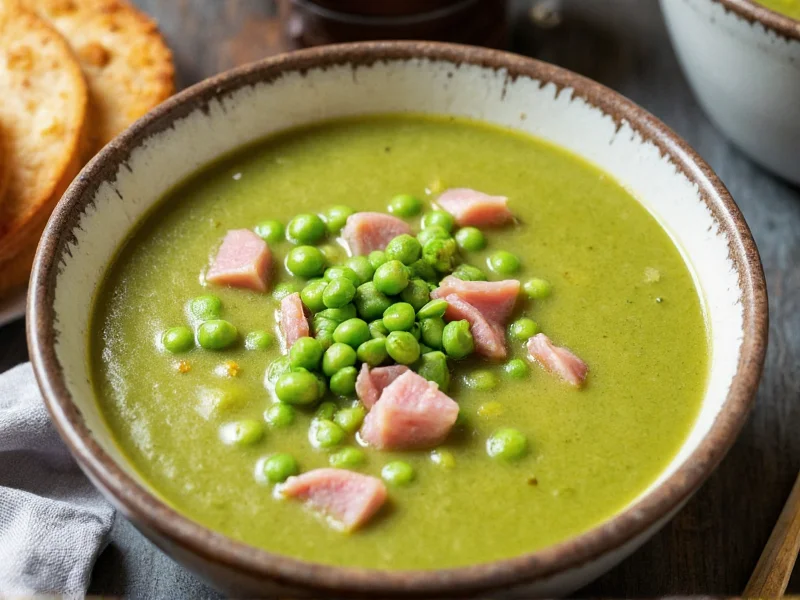green pea and ham soup