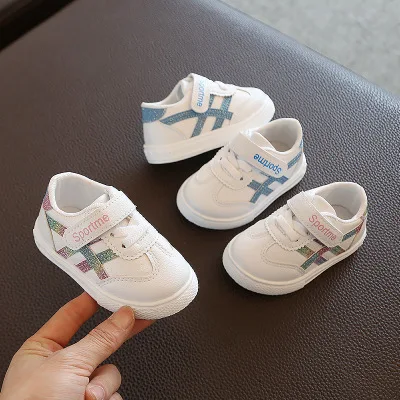 

2020 spring and autumn newborn children's sports shoes baby kids fashion soft bottom 0-1-2 boys and girls sports shoes stock, Mix color avalibale ( baby shoe)