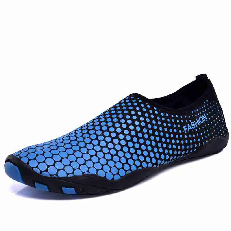 

European And American Hot Style Outdoor Wading Beach Shoes 3D Stereo Offset Printing Breathable Couple Upstream Shoes