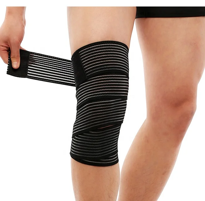 

Soft nylon women men adjustable multi-function stretch knee support belt protection knee pads