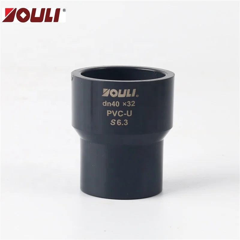
YOULI UPVC Reducer PVC Pipe Fittings/Reducing Coupling for Industry & Water supply ASTM / DIN/ISO standard 