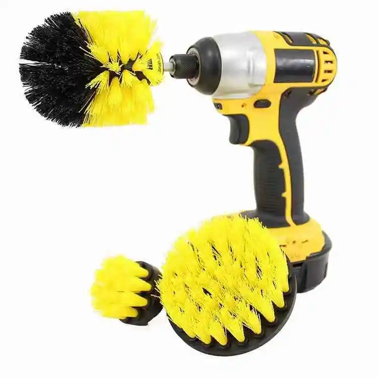 

Dropshipping 3 pcs Drill Cleaning Brush scrubber brushes for Bathroom Shower Tile Grout Cordless Power Scrubber Drill