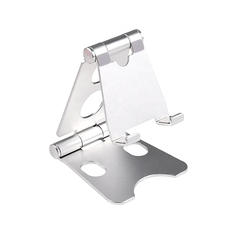 

Portable Folding Stand Aluminum Alloy Adjustable Smartphone Holder Table Metal Stand, Customized color