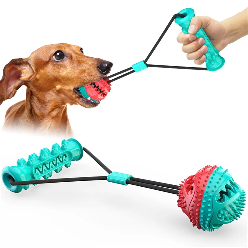

Wholesale Rubber Indestructible Treat Dispensing Ball Interactive Pet Ball Chew Dog Toy, Picture showed