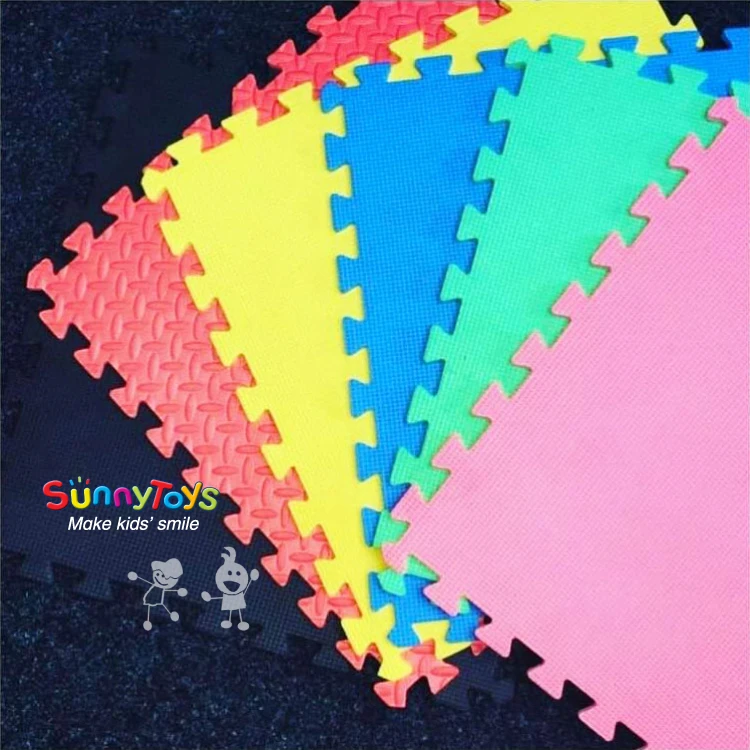 

Daycare center indoor play area kids soft playroom soft play mat for children, Red, green, yellow, blue, purple, orange, peak green