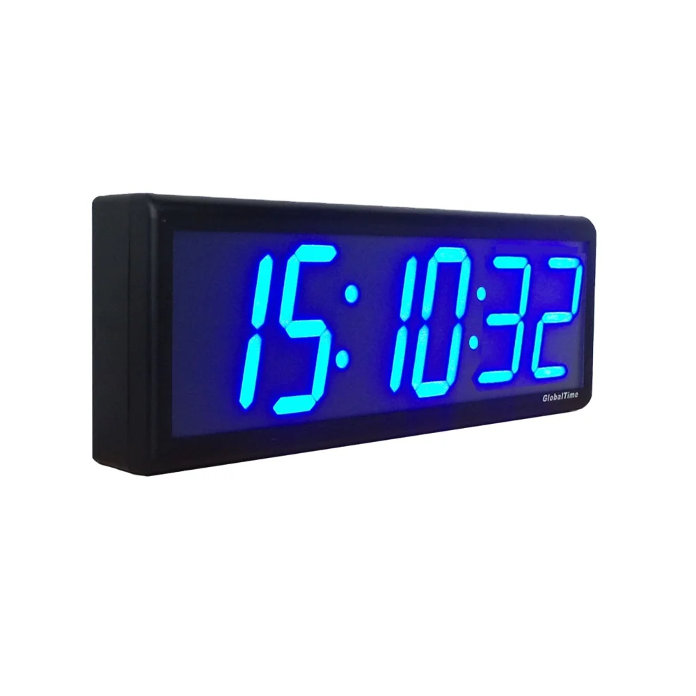 

4" x 6 Digital Ethernet Clocks, NTP Synchronized, Digital PoE Clock