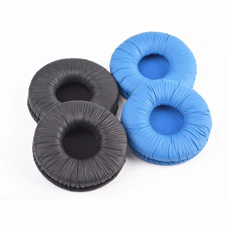 

Factory wholesale Blue Frog Leather Replacement foam ear pads For Tune60 T500BT T450 T450BT 70mm headphone cushion