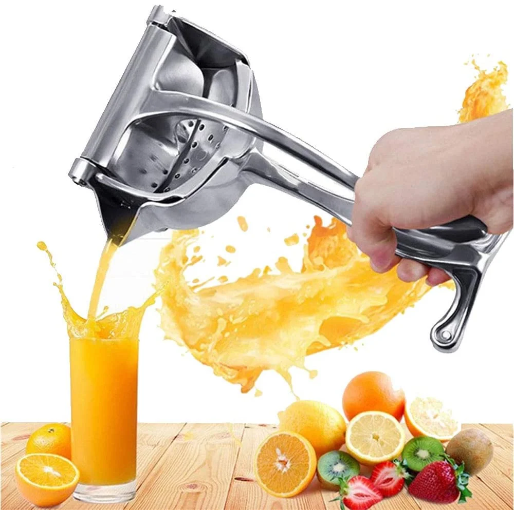 

Hot Selling Metal Fruit Juicer Portable Manual Juicer Hand Press Fruit Machine Citrus Juicer