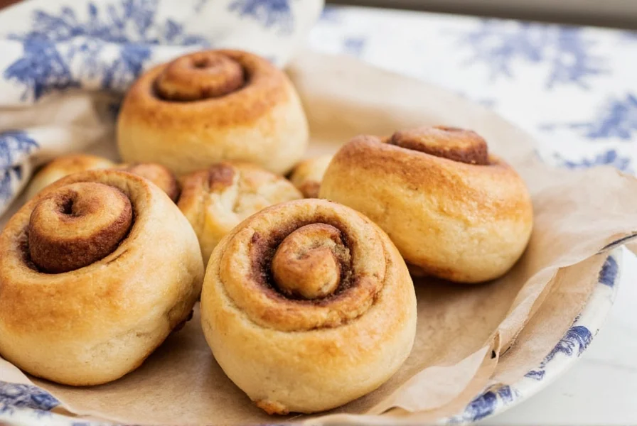 Step-by-step process of making Swedish cinnamon rolls showing dough rolling and cutting