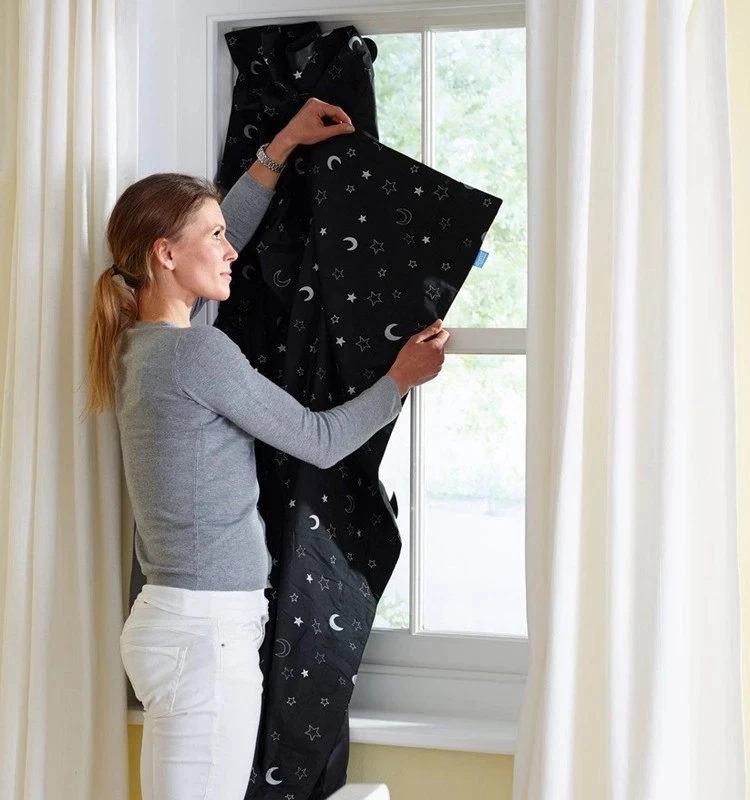 

Portable Travel Blackout Window Blind Cute Children's Design With Suction Cups, Customized