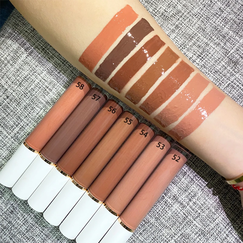 

New arrivals high pigment custom logo nude lip gloss