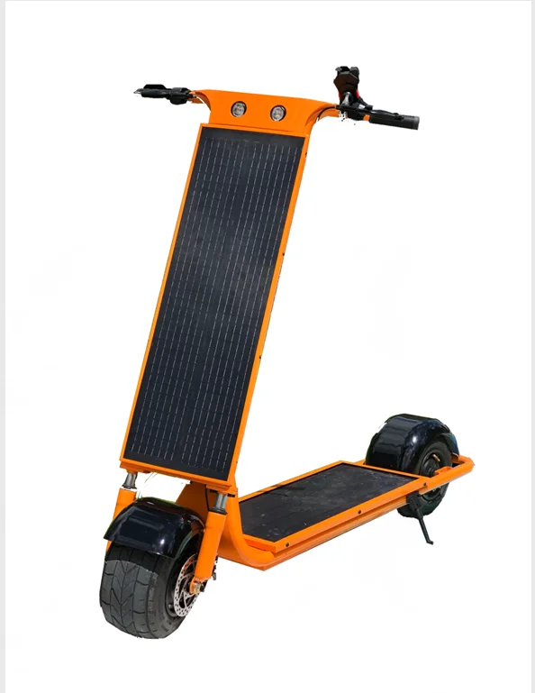

2022 New Innovation Weak Light Tech Anti-impact Waterproof Solar Energy E-bike Solar Scooter With 2 Solar Panels, Can be customized