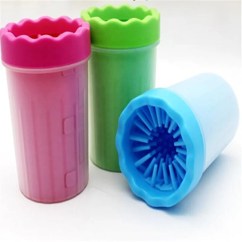 

Silicone Soft Comfortable Cleaning Convenient Pet Foot Washing Cups Simple Practical Eco-Friendly Pet Foot Washing Cups, Pink/green/blue