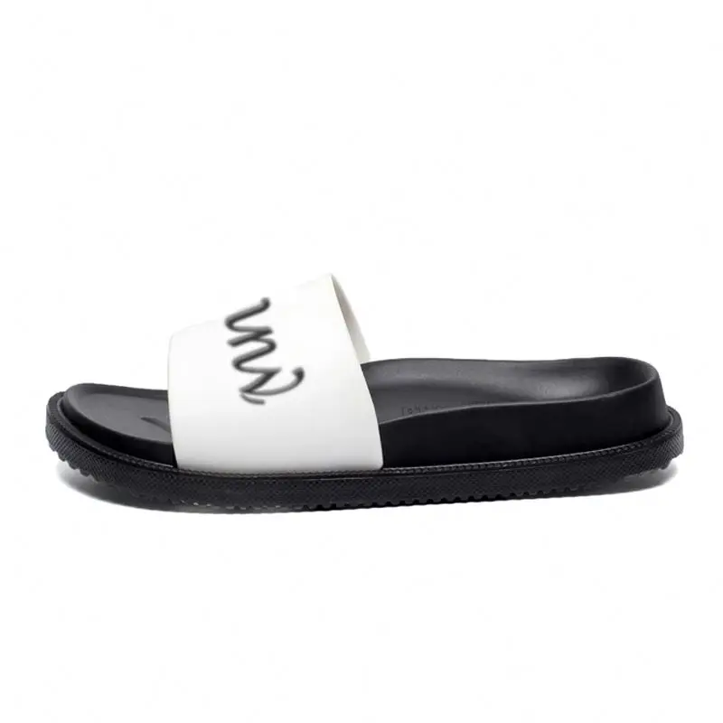 

Hot sale eva custom logo slippers slide sandal printing logo slippers air blow design print beach walk slippers