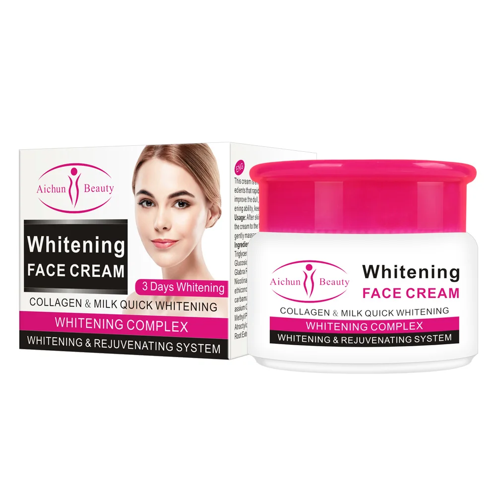 

Private Label Skin Care Cream Whitening Moisturizing 60ml Aichun Beauty Cream Restore Anti Aging Facial Cream