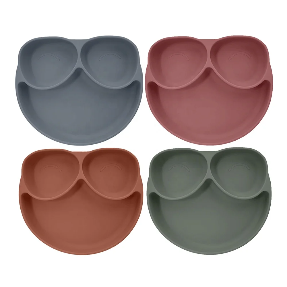 

Manufacturing Custom Food Grade Baby Dish Silicone Placemat Baby Tray With Suction Base, Blue/pink/red/green or customized