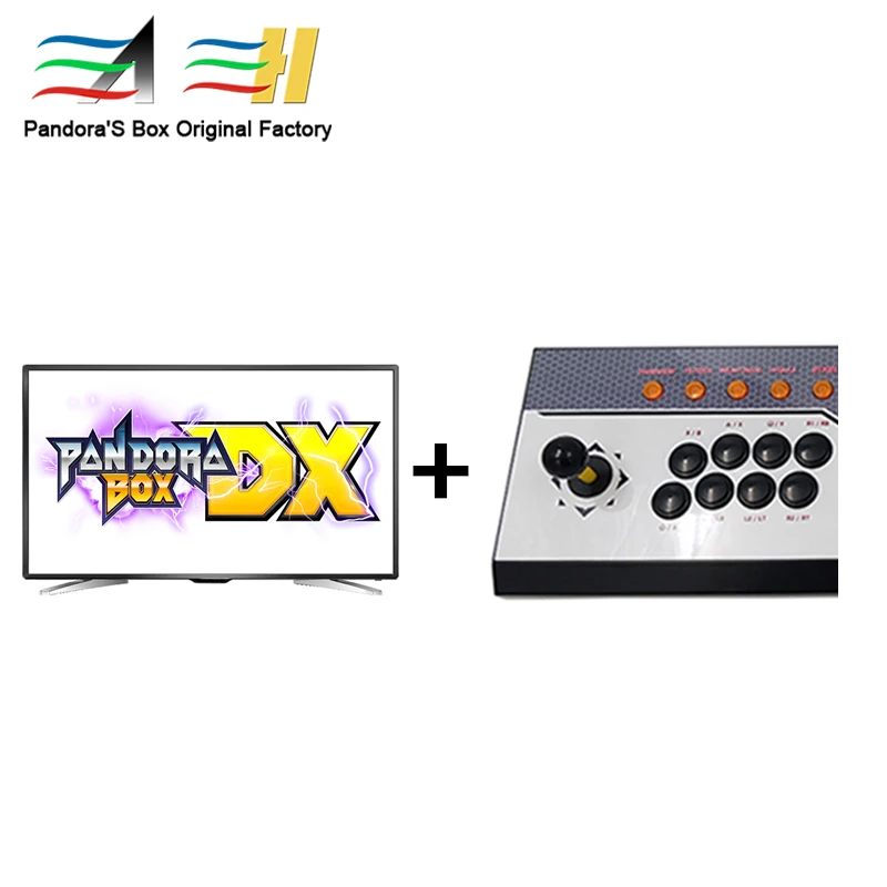 

In Stock 3A Pandora Box Coin Operated Arcade Game Console Pandora Treasure 3D Double Stick With 8 Buttons