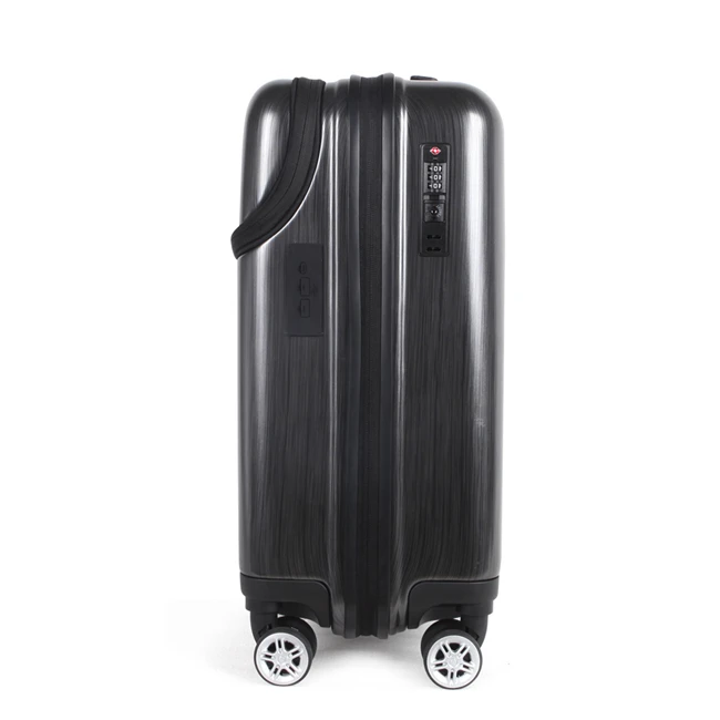 

trolley suitcase black hard case luggage with wheels