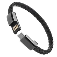 

CFT-B21 leather bracelet cable quick charger 3a phone charger cable fast data usb charging cable