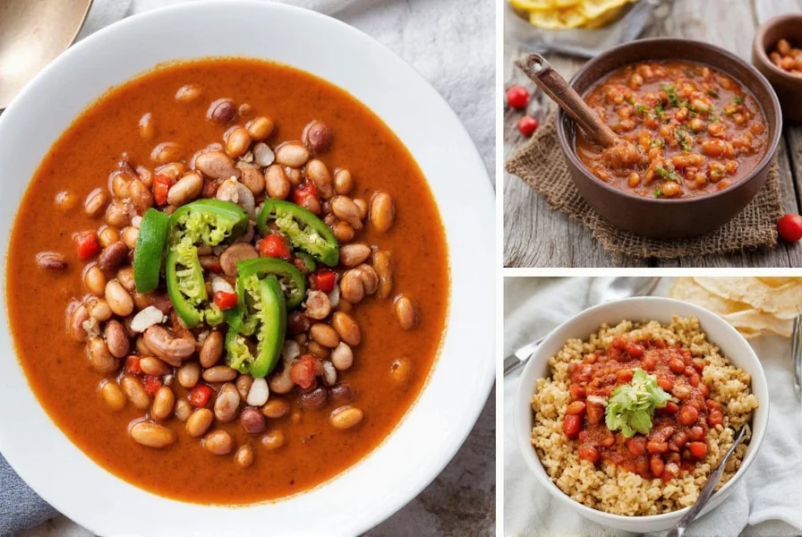 Tacos topped with borracho beans