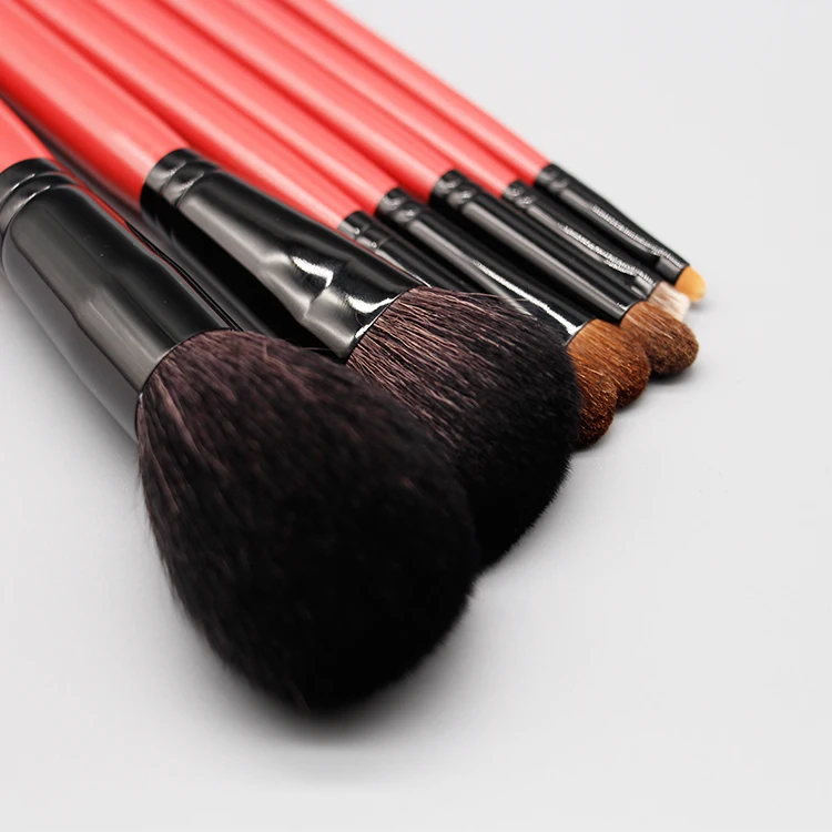 

Custom Logo Buy Private Label Luxury Cosmetic Make Up Brush Free Sample Wholesale Vegan Professional Makeup Brush Set, Pink