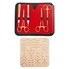 Golden Plate Suture Kit with Surgical Suture Needle And Thread for Medical Suturing Course Use