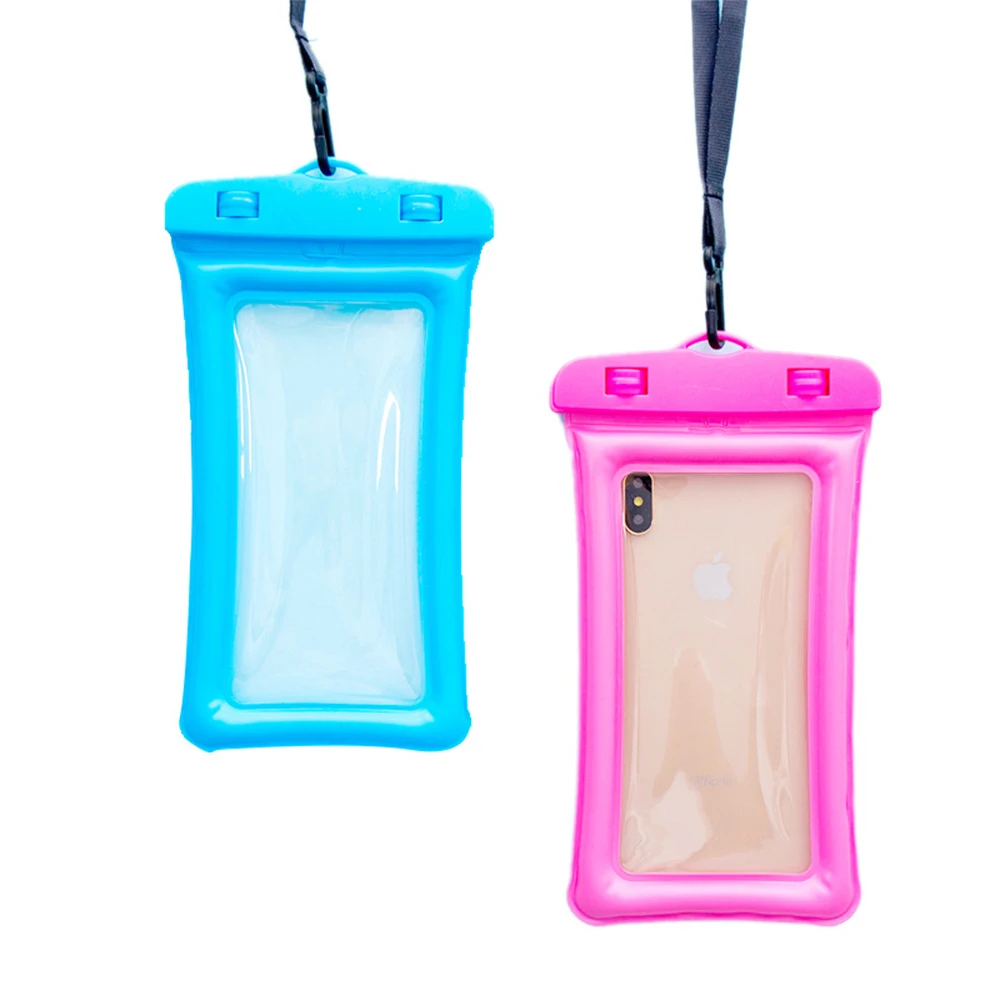 

FunFishing New Wholesale Universal Swimming Diving Touch Screen Hanging Neck Transparent Waterpoof Phone Bag
