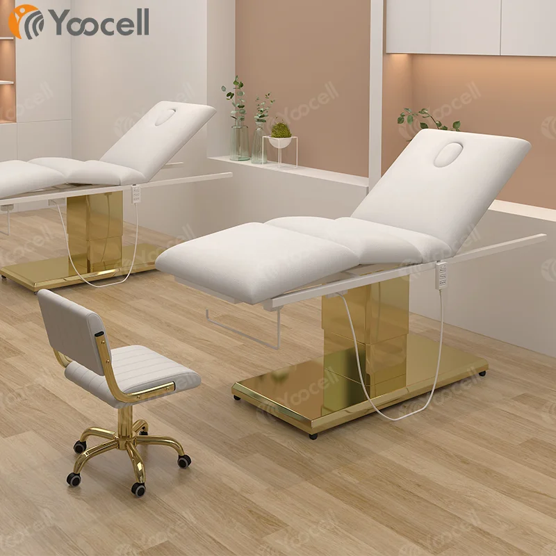 

Yoocell featured product beauty salon equipment furniture 3 motors message table electric beauty chair facial bed for sale