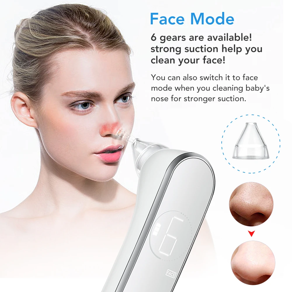 2020 Amazon Premium Portable Newborn Baby Nose Vacuum Cleaner Electric Baby Nasal Aspirator.jpg