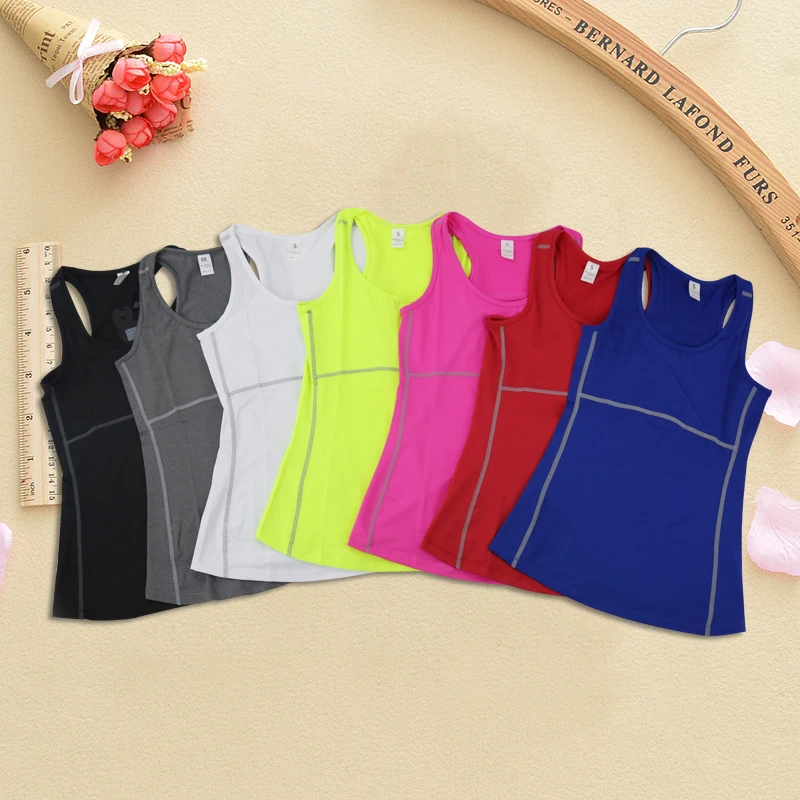 

2021 Vest Women Sports Top Tank Duick Dry Fitness Woman Sport Gym Tops Female t Black Yoga Shirt