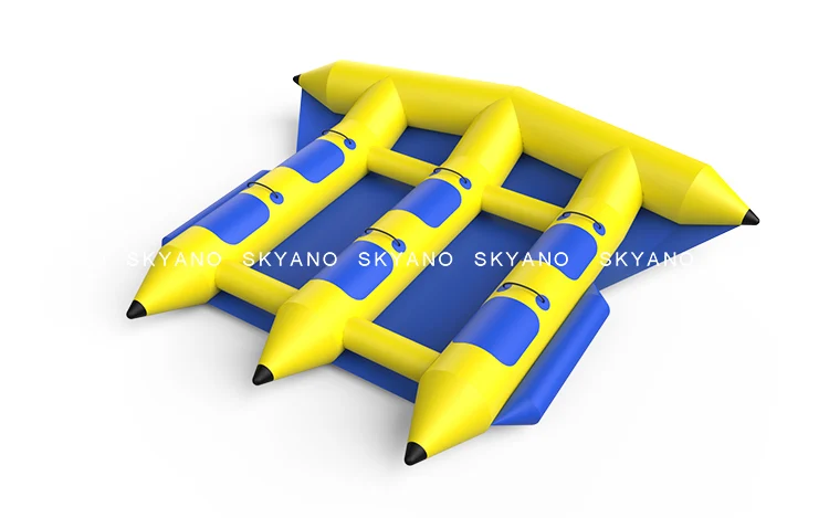 inflatable flying fish banana boat for water game sports