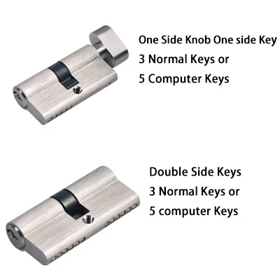 High quality and security Mechanical Villa door lock with mechanical pin code push button combination cylinder door lock