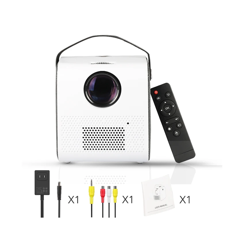 

Q3 Multimedia Smart Projector Portable HD LED 4000 Lumens Support 1080p Projector