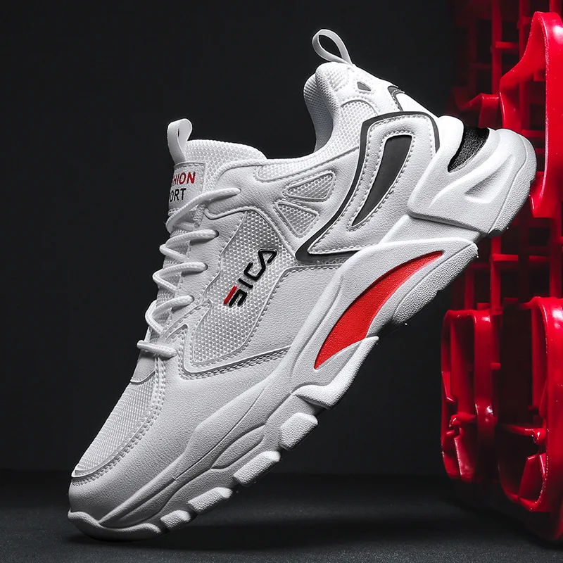 

Fashion New Running Jogging Casual Sport White Women Platform Sneakers, Grey,blue