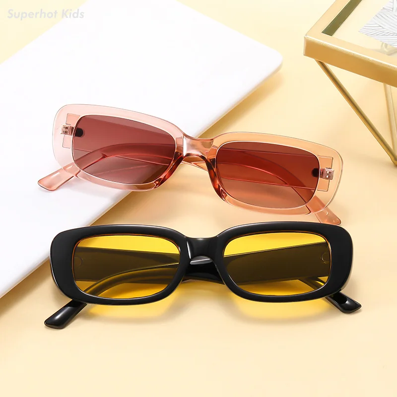 

Superhot Kids Eyewear 13567 Cute Rectangle Boys Girls Sun glasses Children Sunglasses