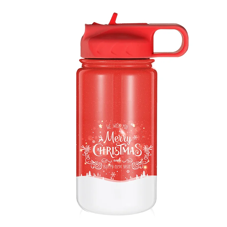 

2021 Amazon Top Sell Christmas Decoration Supplies Vacuum Flask Double Wall Stainless Steel Kids Water Bottle