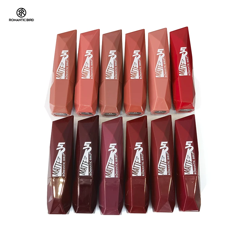 

Romantic Bird Vegan Matte Lipstick Gloss Private Label Waterproof Vendor Create Your Own Brand Rouge