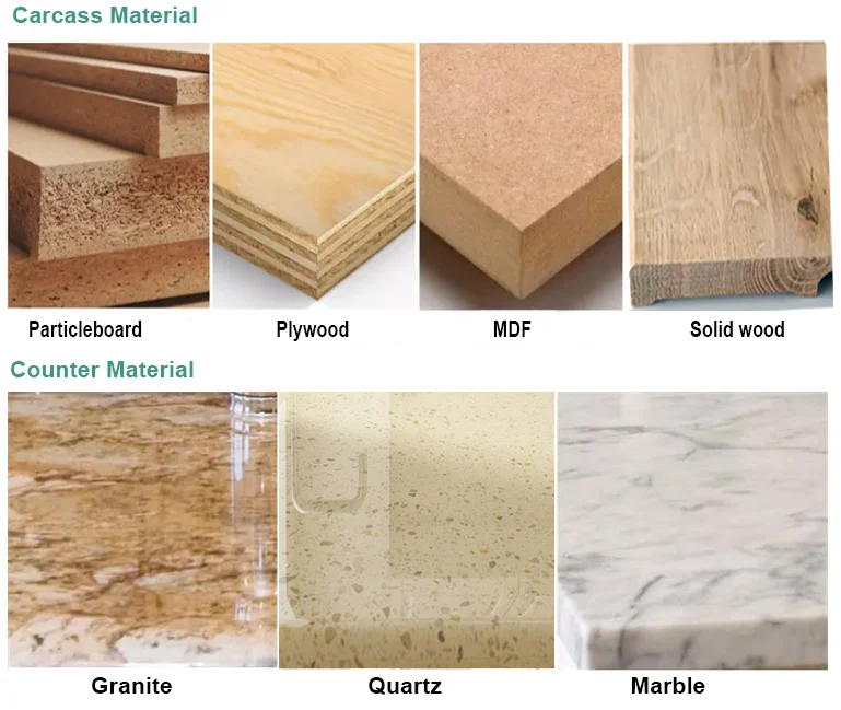 Guangzhou,Precio Barato,Diseño Libre,Mueble De Cocina De Aluminio