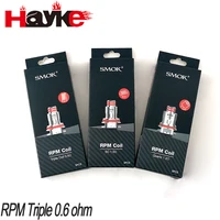 

Hayke Large wholesale Original Vape SMOK RPM Replacement Coil Head RPM Tirple 0.6ohm mesh 0.4 MTL0.8 for RPM40 Kit