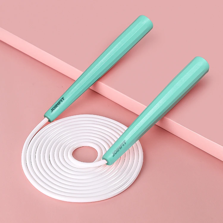 

Good quality PVC rope jump rope with ball bearing, Pink, green or customized