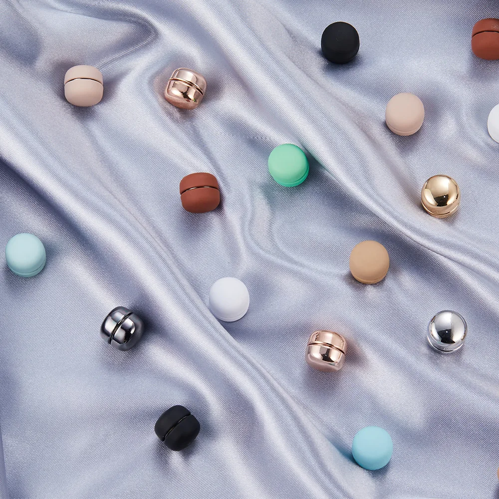 

Personality Diy Round Magnetic Silk Scarf Brooch Pin Custom Strong Magnet Hijab Pins Women Muslim Women Accessories